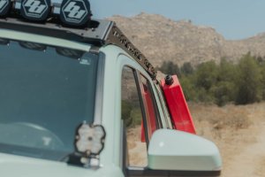 Toyota 4Runner Exterior Window Molle - Driver Side - DV8 Offroad - For DV8 Roof Rack - Black Powder Coated - `25-`26
